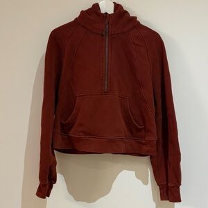 Lululemon Scuba Cropped Half-Zip Hoodie